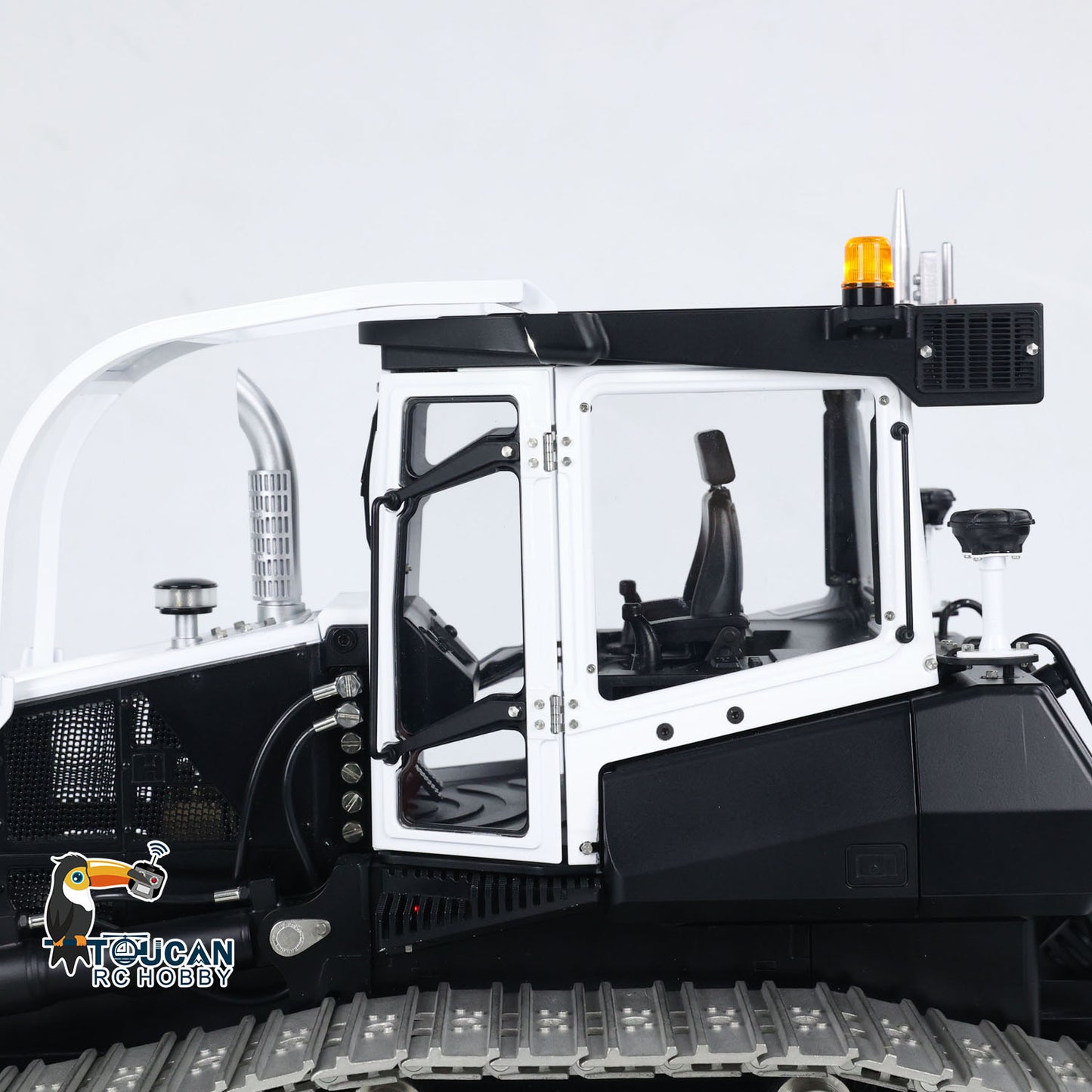 1/14 Hydraulic RC Bulldozer LESU Aoue 850K Metal I6S Remote Control Dozers Model