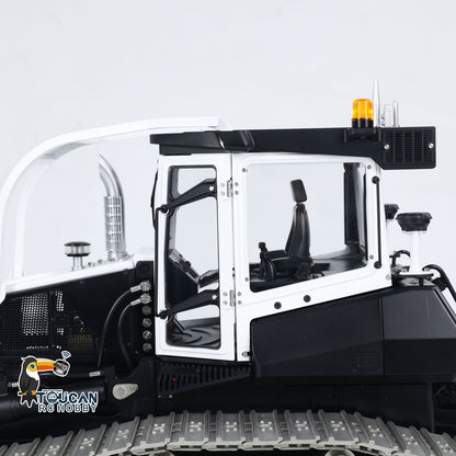 1/14 Hydraulic RC Bulldozer LESU Aoue 850K Metal I6S Remote Control Dozers Model
