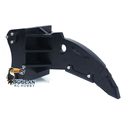 EN STOCK Métal 1/8 390F RC Excavatrice hydraulique Pelle Cisaille Ciseaux Grab Godet Ripper Coupleur à dégagement rapide