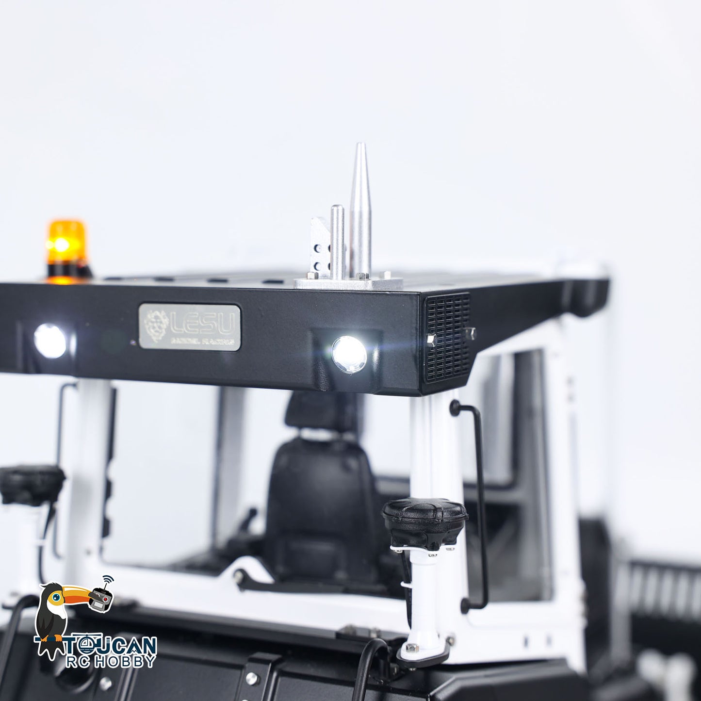 1/14 Hydraulic RC Bulldozer LESU Aoue 850K Metal I6S Remote Control Dozers Model