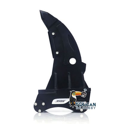 EN STOCK Métal 1/8 390F RC Excavatrice hydraulique Pelle Cisaille Ciseaux Grab Godet Ripper Coupleur à dégagement rapide