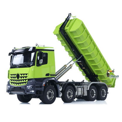 TOUCAN RC HOBBY LXY 1/14 8x8 Metal Hydraulic RC Dumper Tipper Car Radio Control Full Dump Trucks with Standard Bucket Hobby Model DIY PNP