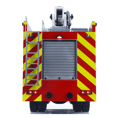 SC 8x4 1/14 Metal Chassis RC Snozzle High-reach Extendable Turret Fire Truck Car