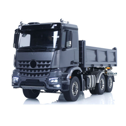 1/14 6x6 Hydraulic RC Dump Truck Metal Tipper Car FlySky I6S