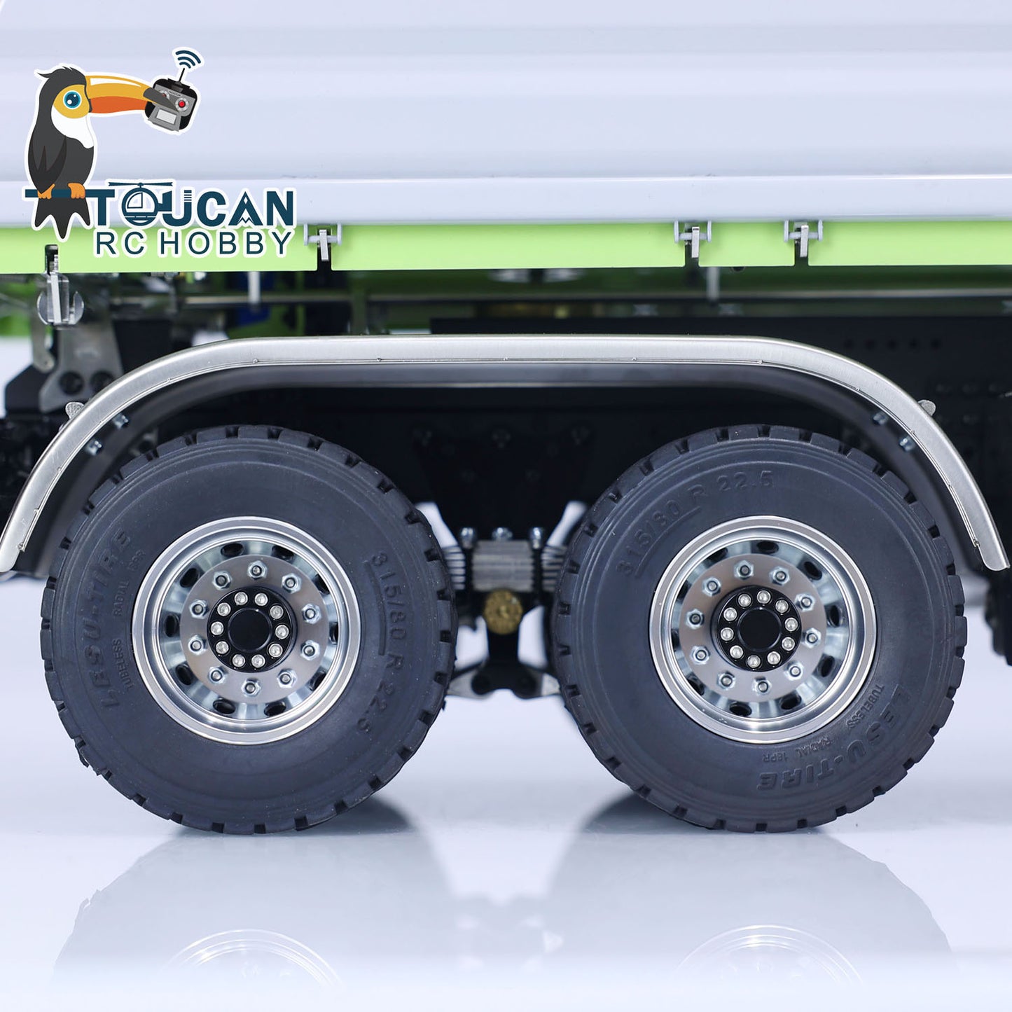 IN STOCK LESU 1/14 Metal 8X8 RC Hydraulic Dumper Truck With Crane Z0063