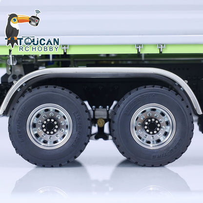 EN STOCK LESU 1/14 Métal MAN 8X8 RC Camion à benne basculante hydraulique avec grue Z0063