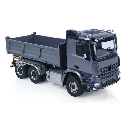1/14 6x6 Hydraulic RC Dump Truck Metal Tipper Car FlySky I6S