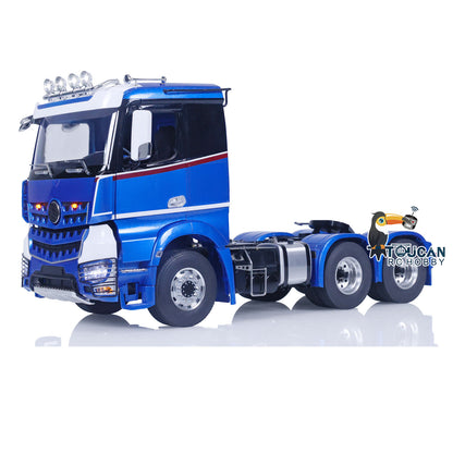 EN STOCK LESU 1/14 6x6 RC Tracteur Camion RTR Voiture Télécommandée