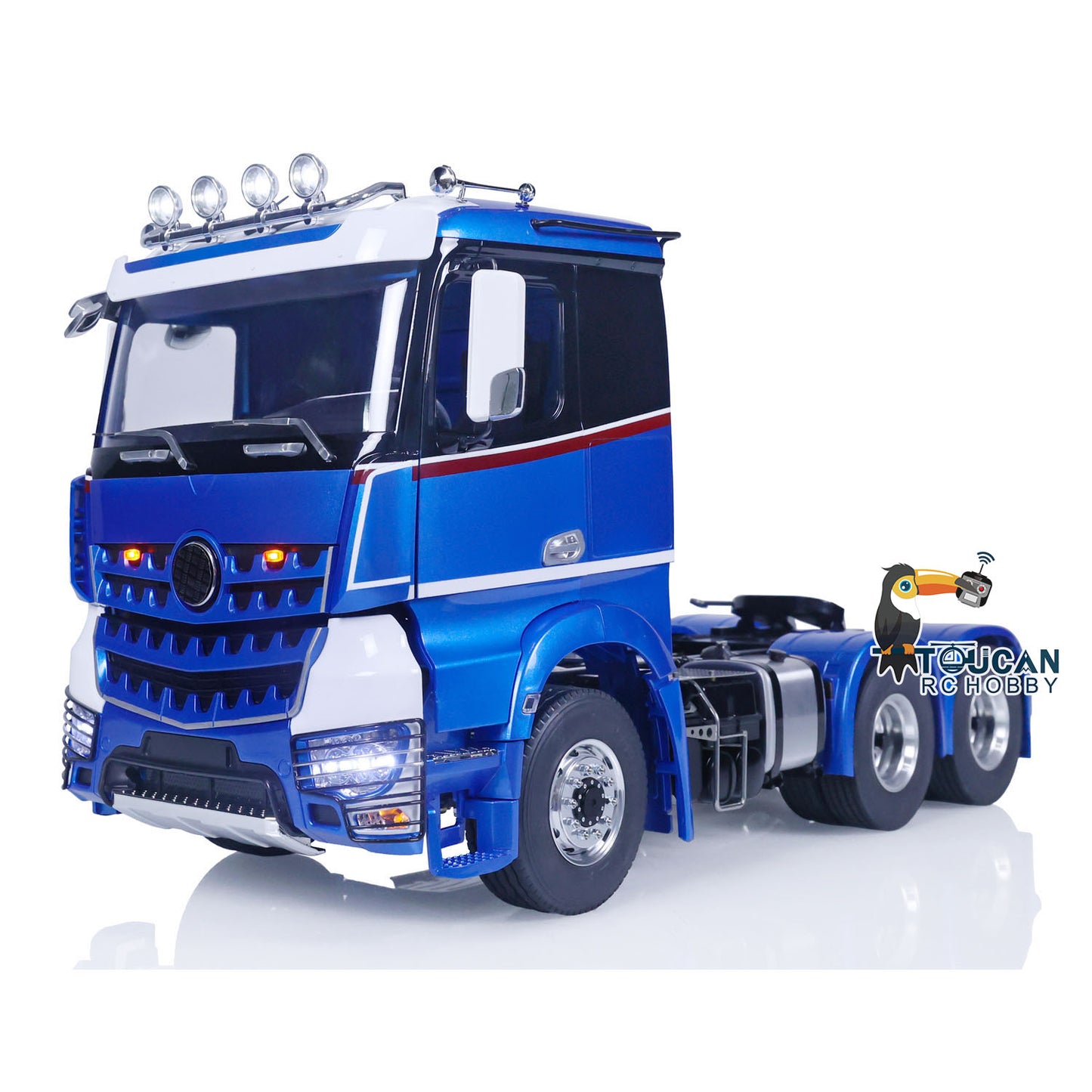 EN STOCK LESU 1/14 6x6 RC Tracteur Camion RTR Voiture Télécommandée