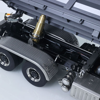 1/14 6x6 Hydraulic RC Dump Truck Metal Tipper Car FlySky I6S