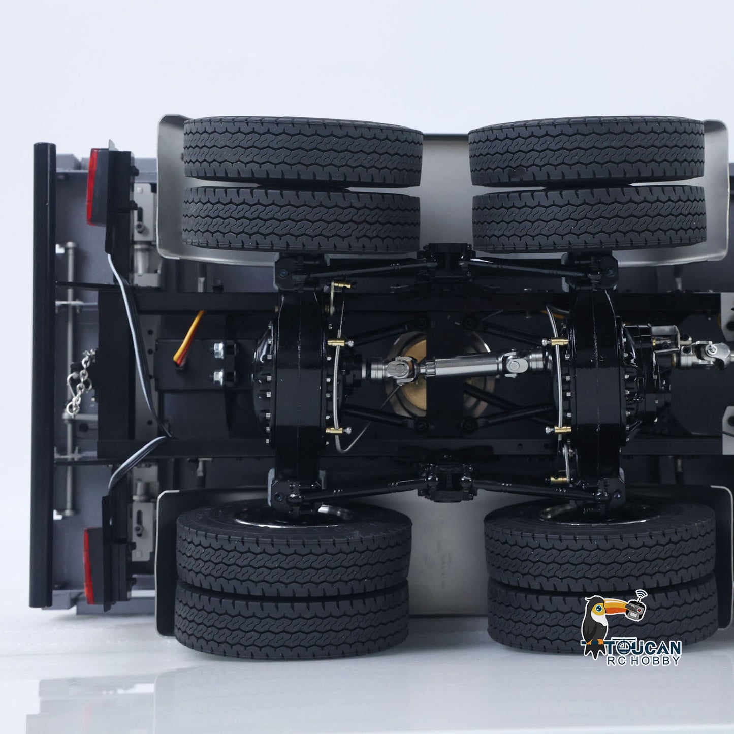 1/14 6x6 Hydraulic RC Dump Truck Metal Tipper Car FlySky I6S