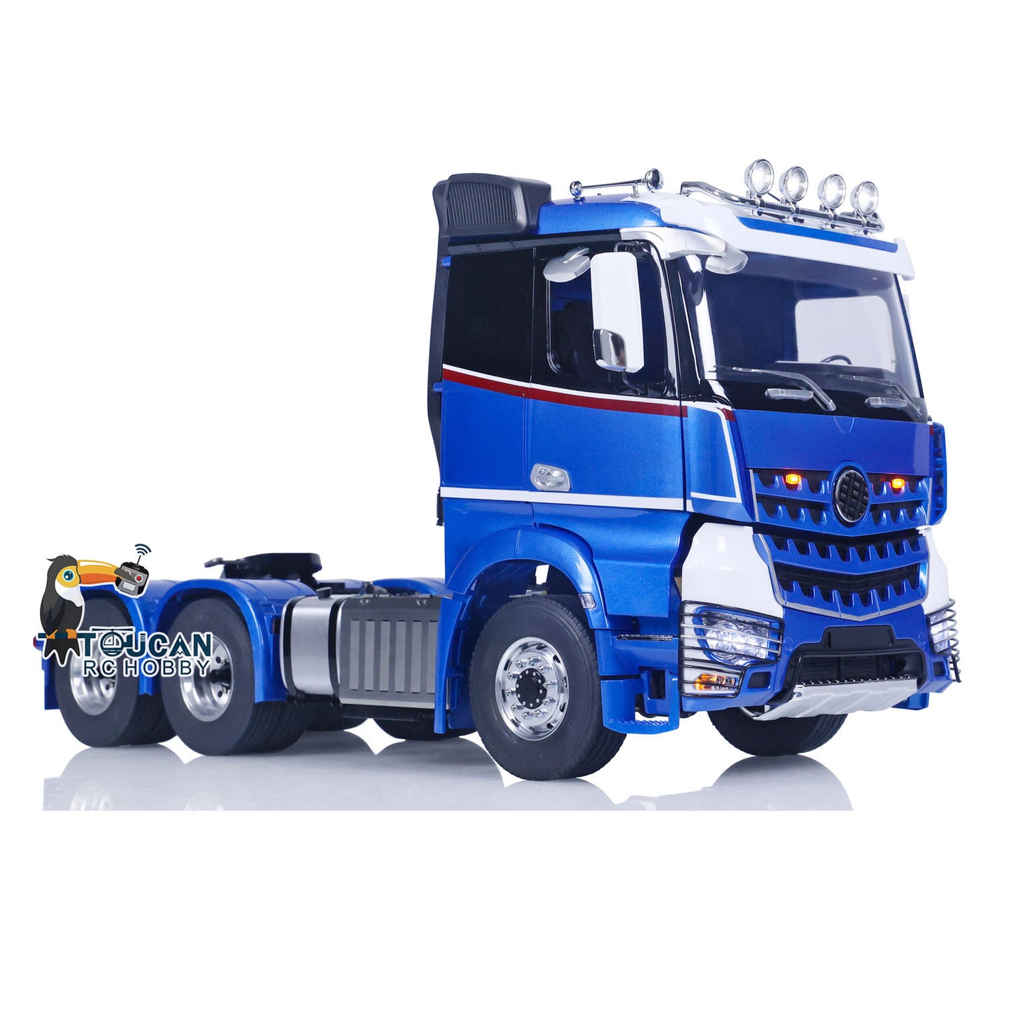 EN STOCK LESU 1/14 6x6 RC Tracteur Camion RTR Voiture Télécommandée