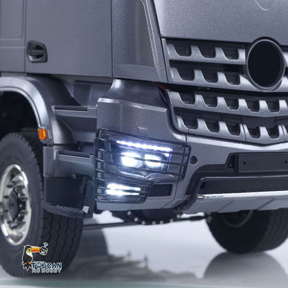1/14 6x6 Hydraulic RC Dump Truck Metal Tipper Car FlySky I6S