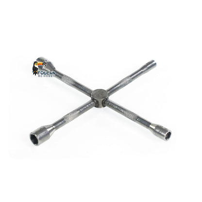 JDM-203 Metal Cross Socket 2.0/2.5/3.5/4.0mm for Scale RC Truck Excavator Loader