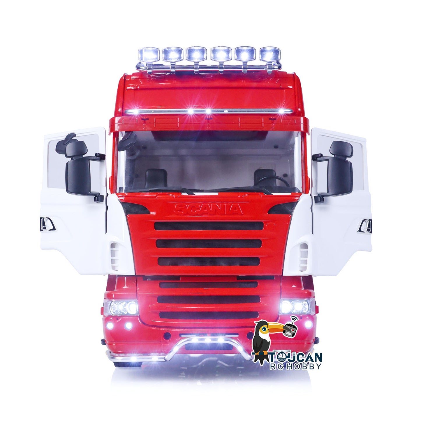TOUCAN 6X6 Radio Control Tractor Car 1/14 RC Truck Metal Chassis Painted Assembled