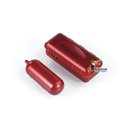 1/14 3 Axles Metal Trailer Extendible Trailers for RC Tractor Truck Car Models