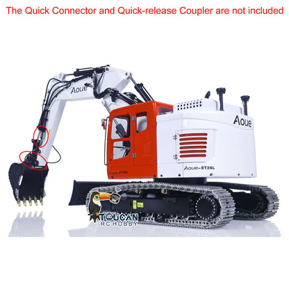 LESU 1/14 Aoue Metal ET26L Painted Assembled PNP Hydraulic Three-section RC Excavator B0012