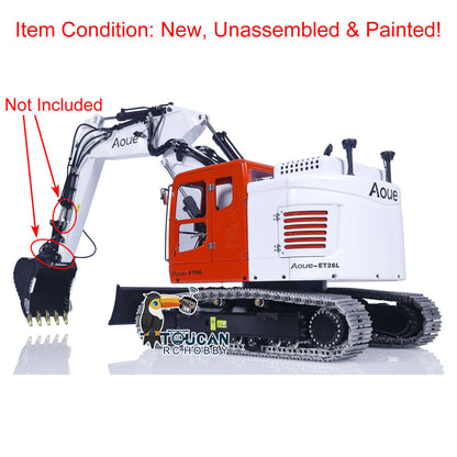 LESU 1/14 Aoue Metal ET26L Painted Unassembled Hydraulic Three-section RC Excavator B0012