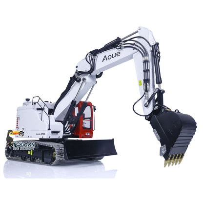 LESU 1/14 Aoue Metal ET26L Painted Assembled RTR Hydraulic Three-section RC Excavator B0012 With PL18EV Transmitter Smoke Function