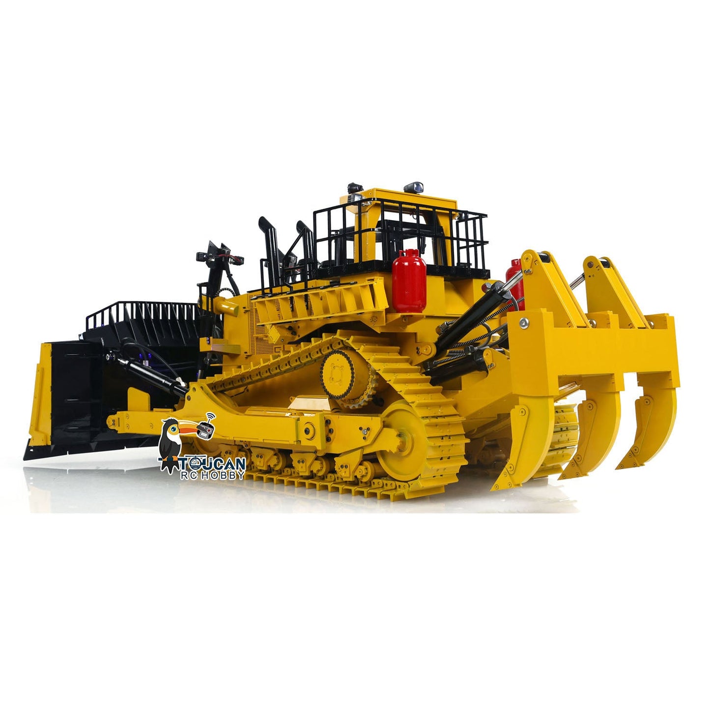 Bulldozer hydraulique RC à 3 lames D11T 1/14 PL18EV Son Lumière Fumée