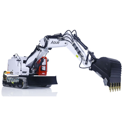 LESU 1/14 Aoue Metal ET26L Painted Assembled RTR Hydraulic Three-section RC Excavator B0012 With PL18EV Transmitter Smoke Function