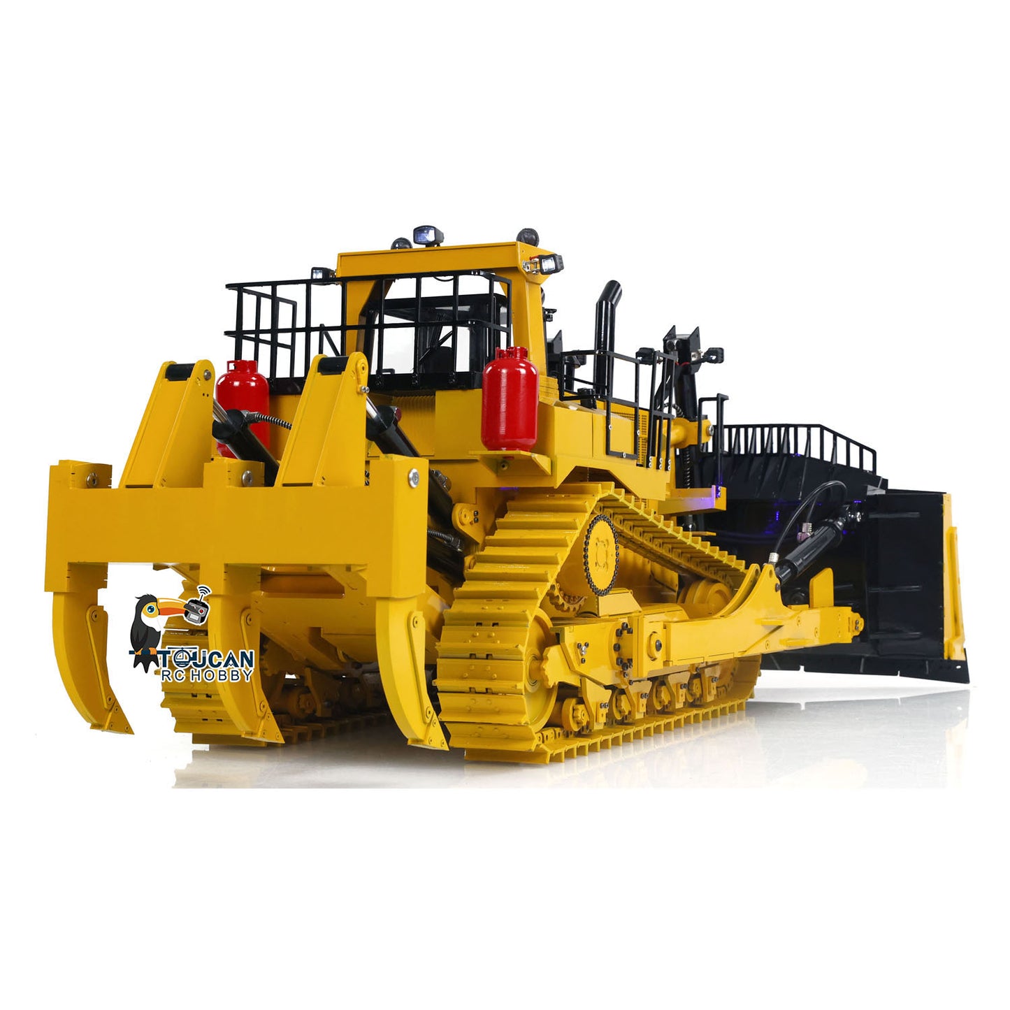 US Stock 1/14 Hydraulic RC Bulldozer Metal RTR Remote Control Dozers Model D11T Dozer