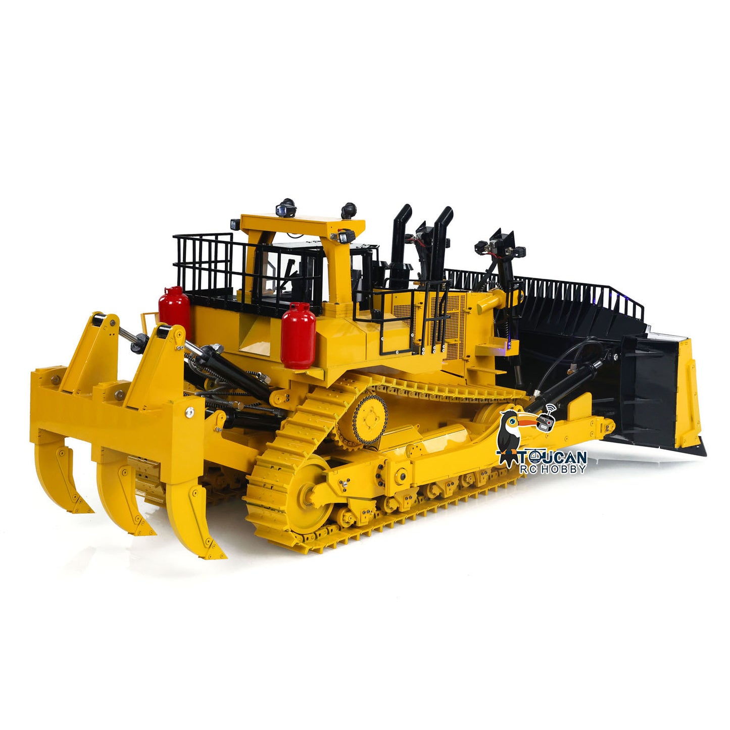 US Stock 1/14 Hydraulic RC Bulldozer Metal RTR Remote Control Dozers Model D11T Dozer