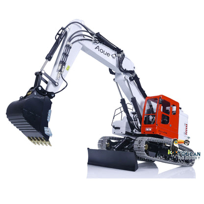 LESU 1/14 Aoue Metal ET26L Painted Assembled RTR Hydraulic Three-section RC Excavator B0012 With PL18EV Transmitter Smoke Function