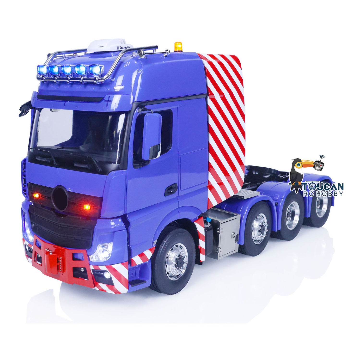 TOUCAN 8X8 RC Tractor Trucks 1/14 RTR Radio Control Car DIY Vehicle Metal Chassis