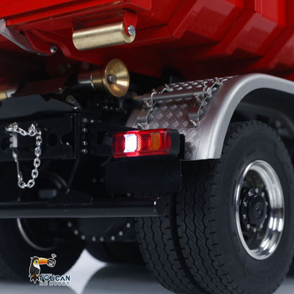 TOUCAN RC HOBBY LXY 1/14 8x8 Metal Hydraulic RC Dumper Tipper Car Radio Control Full Dump Trucks with Standard Bucket Hobby Model DIY PNP