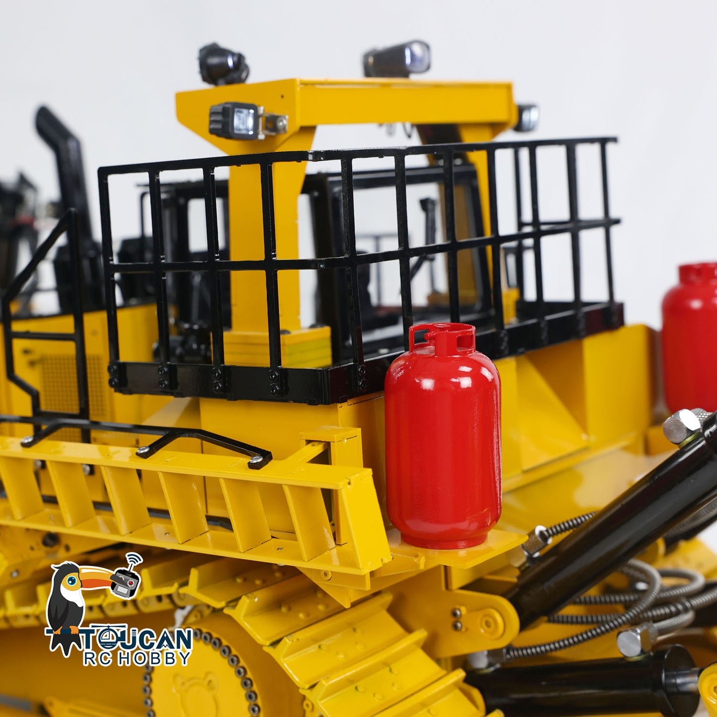 US Stock 1/14 Hydraulic RC Bulldozer Metal RTR Remote Control Dozers Model D11T Dozer