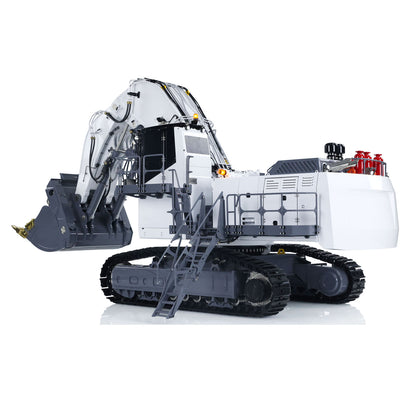 LESU 1/14 Heavy RC Hydraulic Excavator AOUE 9150 for Forward Shovel Double-Pump Digger PNP Construction vehicle Car  Light System