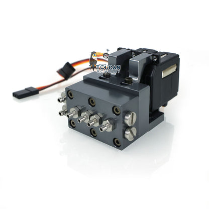 CUT Model Metal Directional Valve with 1CH/2CH/3CH/4CH/5CH for 1/14 RC Excavator Loader Forklift Truck