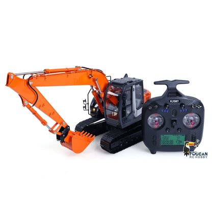 SFROG ZX135US LITE Metal Digger 1/14 RC Hydraulic Excavator 3CH Valve 3.5-4MPA Pump Manual Quick Coupler ST8 Radio Light Sound