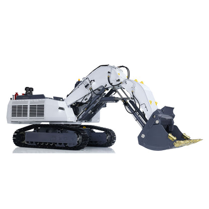 LESU 1/14 Heavy RC Hydraulic Excavator AOUE 9150 for Forward Shovel Double-Pump Digger PNP Construction vehicle Car  Light System