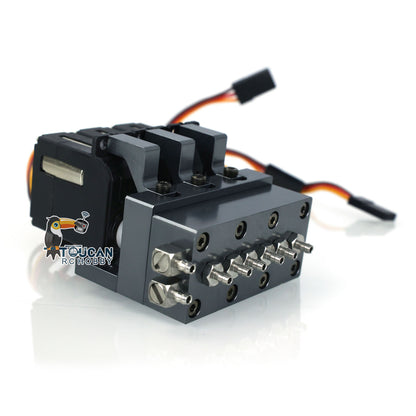 CUT Model Metal Directional Valve with 1CH/2CH/3CH/4CH/5CH for 1/14 RC Excavator Loader Forklift Truck