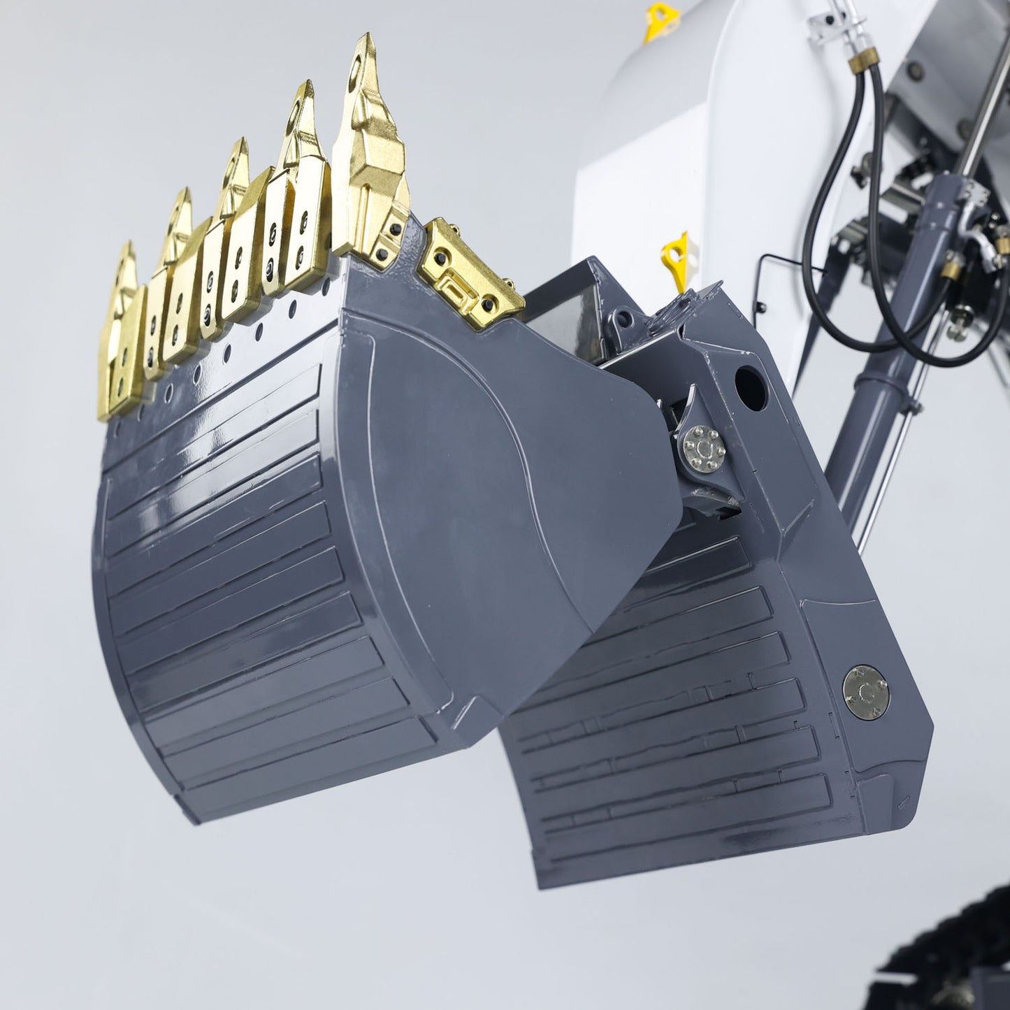 LESU 1/14 Heavy RC Hydraulic Excavator AOUE 9150 for Forward Shovel Double-Pump Digger PNP Construction vehicle Car  Light System