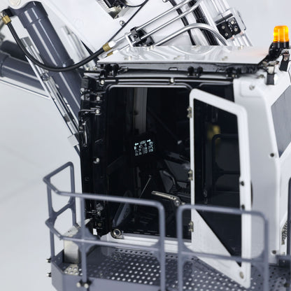 LESU 1/14 Heavy RC Hydraulic Excavator AOUE 9150 for Forward Shovel Double-Pump Digger PNP Construction vehicle Car  Light System