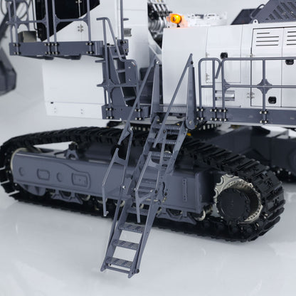 LESU 1/14 Heavy RC Hydraulic Excavator AOUE 9150 for Forward Shovel Double-Pump Digger PNP Construction vehicle Car  Light System