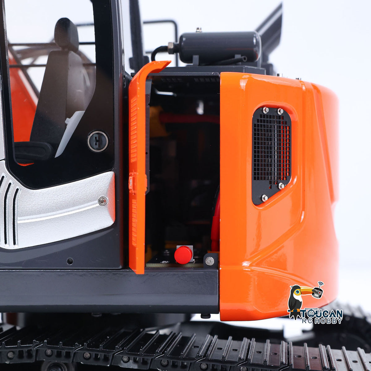 SFROG ZX135US LITE Metal Digger 1/14 RC Hydraulic Excavator 3CH Valve 3.5-4MPA Pump Manual Quick Coupler ST8 Radio Light Sound