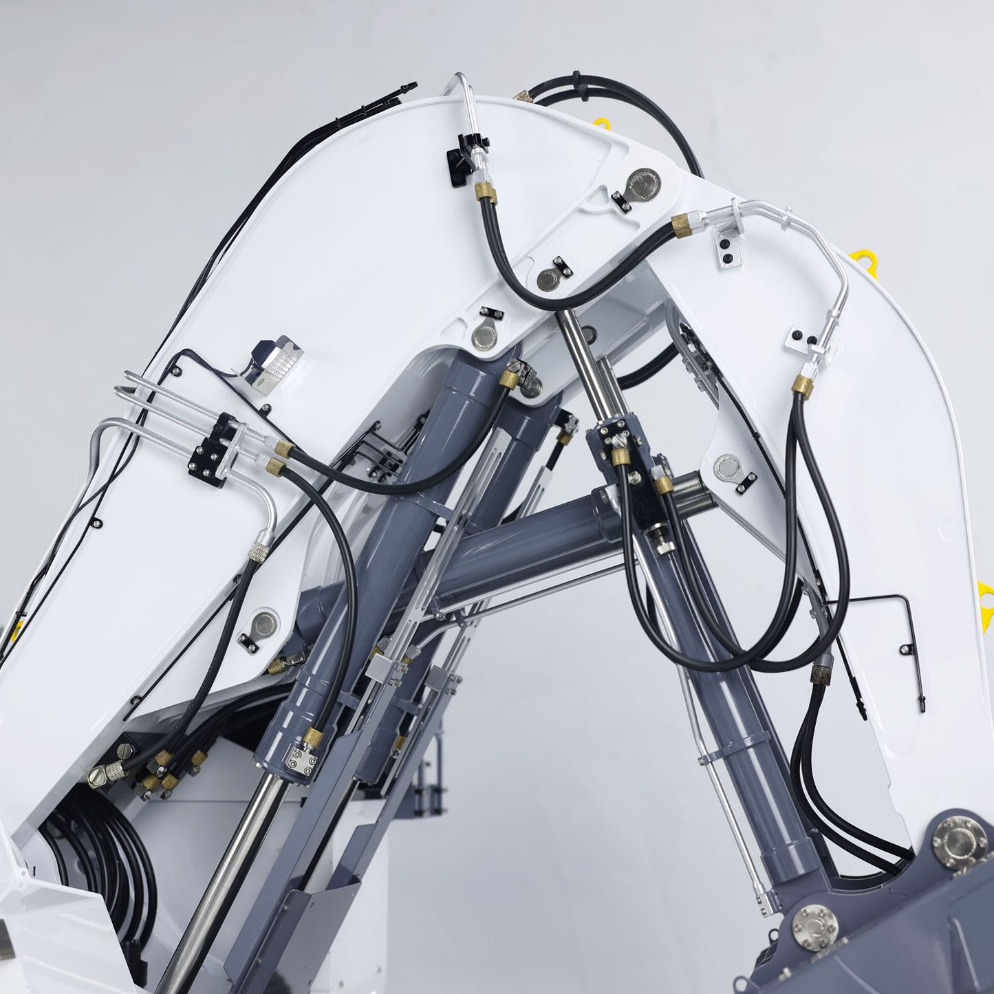 LESU 1/14 Heavy RC Hydraulic Excavator AOUE 9150 for Forward Shovel Double-Pump Digger PNP Construction vehicle Car  Light System