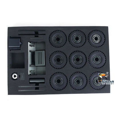 CAPO MINI TATRA CUB3 8X8 Metal CNC 1/18 RC Military Transport Truck 2Speed Gearbox Lock Differential Axles DIY Model Car