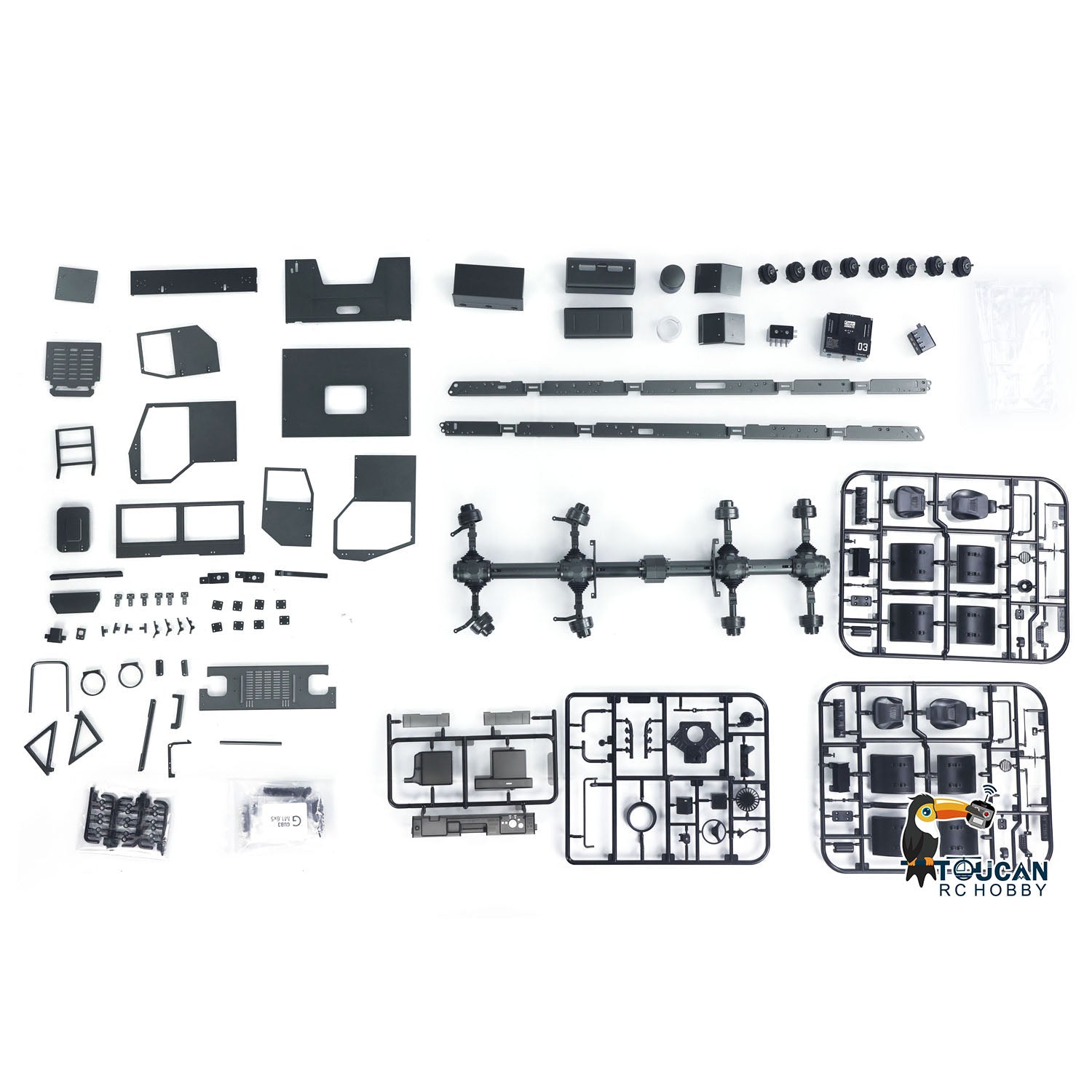 CAPO MINI TATRA CUB3 8X8 Metal CNC 1/18 RC Military Transport