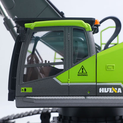 US STOCK HUINA 1/14 593 Toys Model RC Excavator Car Gift Battery 2.4G Remote Control Digger