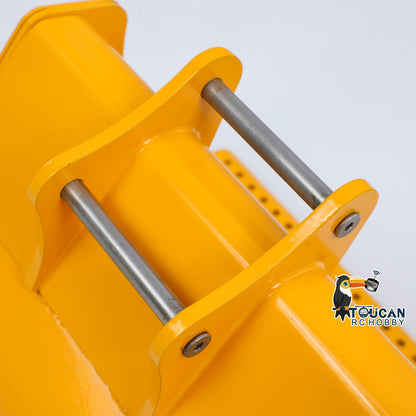 Metal Grading Bucket Ripper for 1/12 Hydraulic Remote Control Tracked Excavator C395 LR976 E650 RC Digger Model Construction Vehicle