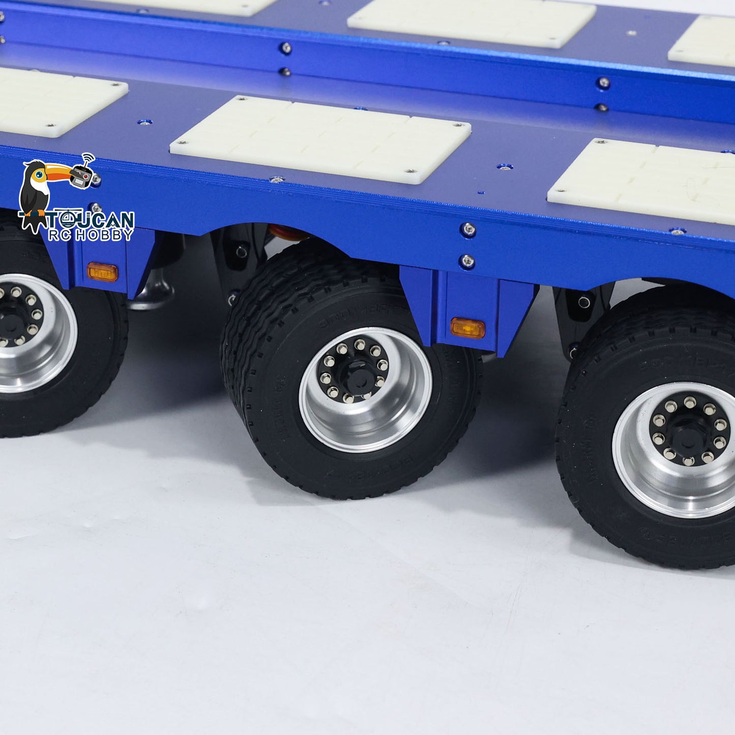 Nouvelle version 1/14 4 essieux RC Heavy Trailer Degree 999 CNC Remorque à col de cygne