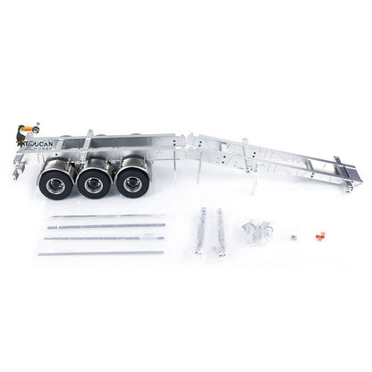 1/14 MD Model Metallrahmen 3 Achsen Anhänger