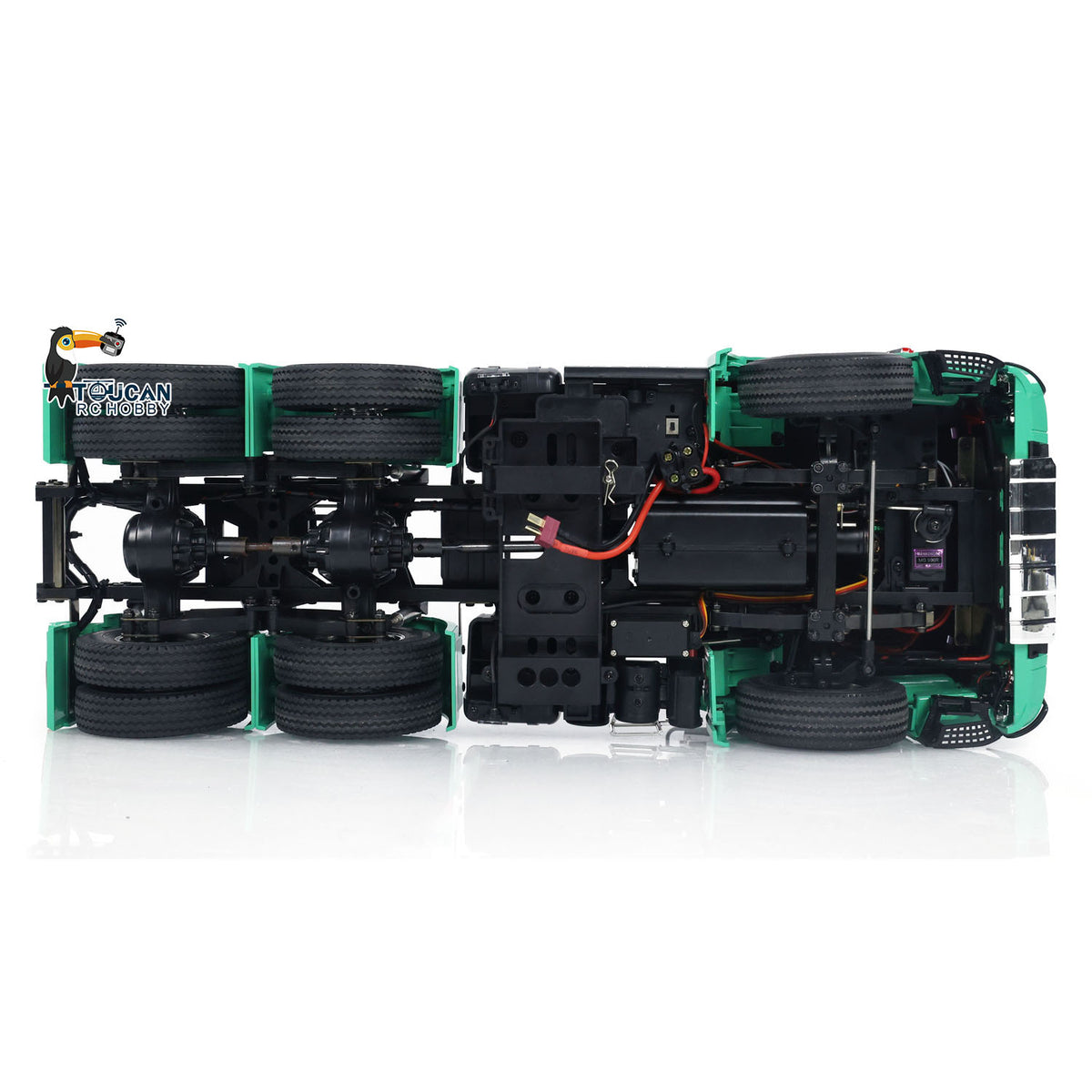 6x4 1/14 RTR Remote Control Tractor Truck 3-speed Gearbox Flysky I6S Radio System Sounds Lights