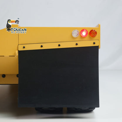 1.8Meters Long! Metal 1/20 RC Heavy Duty Hydraulic Mining Trailer C739D PRO Gooseneck Car Remote Control Construction Vehicle