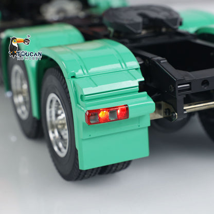 6x4 1/14 RTR Remote Control Tractor Truck 3-speed Gearbox Flysky I6S Radio System Sounds Lights